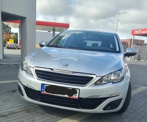 Peugeot 308 cena 27000 przebieg: 162000, rok produkcji 2014 z Gniezno małe 92